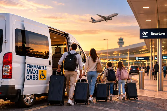 Mandurah to Perth Airport maxi taxi transfer
